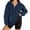 Womens Tops Navy, variant on ylioge S-5X Plus Size Fleece Sweatshirts for Women with Zipper Collar Sherpa Shirts Solid Color Long Sleeve Thermal Pullover Athletic Sweatshirt Tops