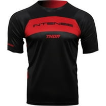 Thor Intense Assist Dart Mens MTB Mountain Bike Jersey Black/Red MD
