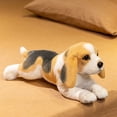 thumbnail image 2 of Lifelike Dog Plush Toy Beagle Stuffed Animals Soft Dog Home Decor Toy Birthday Gift for Dog Lover, 2 of 9