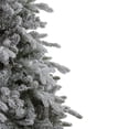 thumbnail image 3 of Northlight Real Touch™️ Medium Saratoga Spruce Flocked Artificial Christmas Tree - Unlit - 7.5', 3 of 8