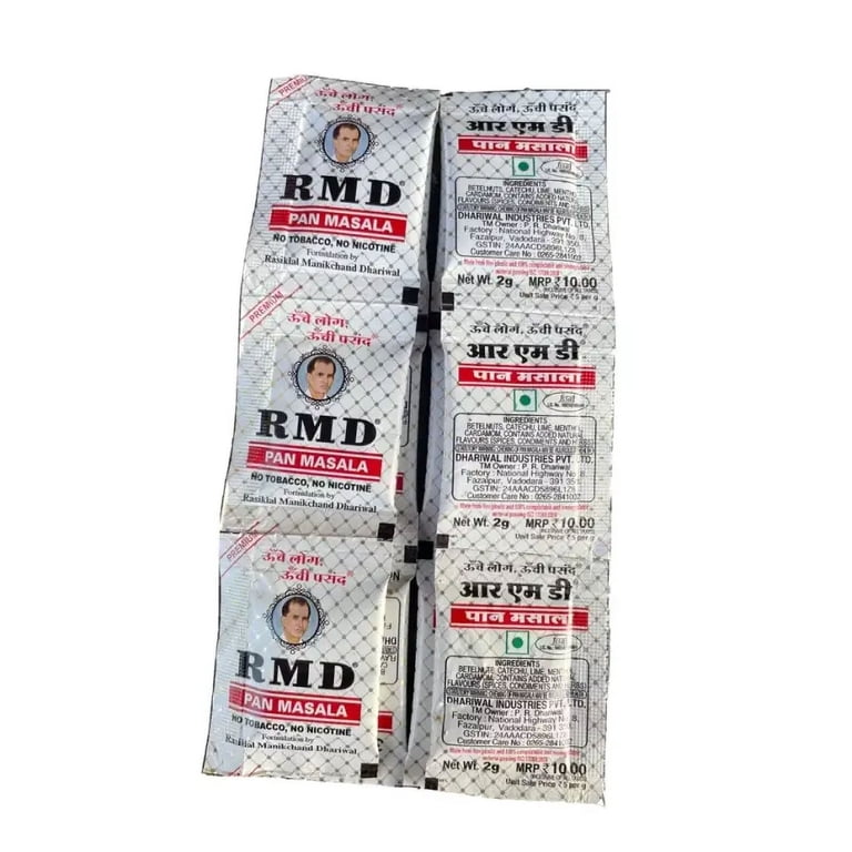Authentic RMD Pan Masala | With box of 60 pouch | 2g Each | Free shipping