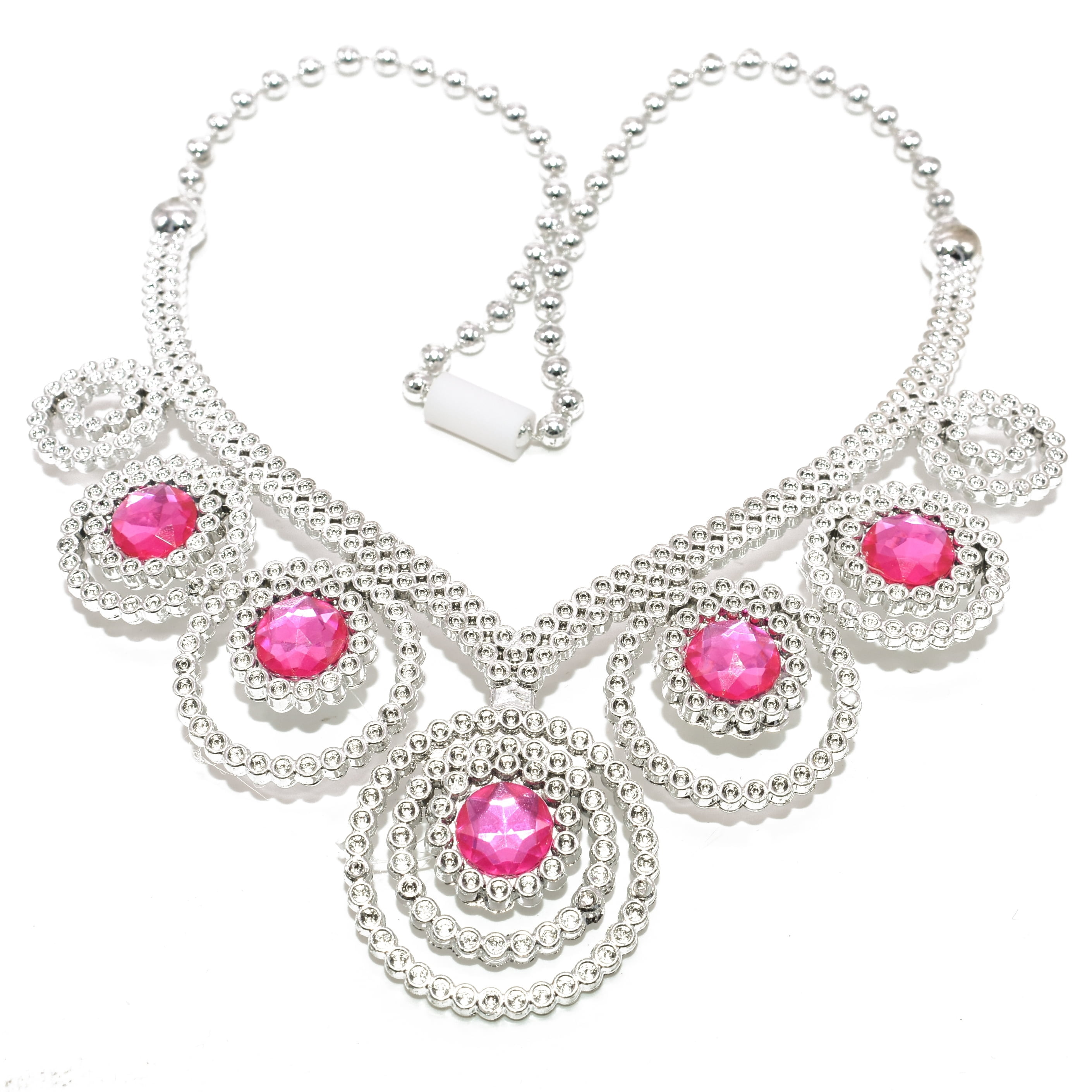 Princess Jewelry Costume Accessory Set for Children, Pink and Silver, 5 Pieces, Halloween by Way To Celebrate