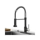 thumbnail image 1 of 1pc Hoimpro Brass High Arc Spring Kitchen Faucet With Pull Down Sprayer With Cover Plate, Commercial Rv Single Lever Kitchen Sink Faucet With CUPC Hos, 1 of 4