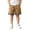 Coffee, variant on Unisex Kids Striped‑ Casual Shorts Elastic Waist Side‑Pocket Summer Shorts 2‑12Y
