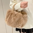 thumbnail image 2 of Bolsa de embrague de felpa de mensajero elegante de moda de invierno para dama de oficina Ehuebsd Para Estrenar, 2 of 9