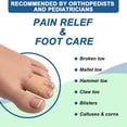 thumbnail image 3 of Overlapping Toes Support, Toe Corrector Wraps For Men And Women, Fabric Toe Splints Align Hammerheads, Non-Slip Design Prevents Slippage, Washable And Reusable Toe Protection (20Pcs), 3 of 6