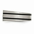 thumbnail image 3 of Primal Steel Titanium Brushed and Black IP-plated Cubic Zirconia Ring, 3 of 10
