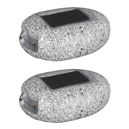 

Garden Stone Rock Lights LED Solar Waterproof Lights for Pathway and Driveway