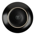 Thyme & Table Dinnerware Black Onyx Stoneware Round Dinner Plate