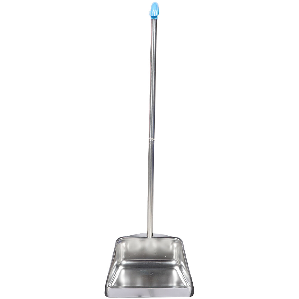 Stand Up Dustpan Room Cleaning Dustpan Stainless Steel Long Handle