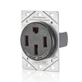 thumbnail image 4 of Receptáculo de carga Leviton 1450R, 50 amperios, vehículo eléctrico pesado, negro, 4 of 6