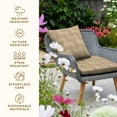 thumbnail image 5 of Courtyard Geo Almond Universal Seat Cushion (2-Pack), 5 of 8