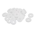 thumbnail image 1 of Anillo de junta plana de forma redonda de 18mmx6mmx3mm Blanco 30pcs, 1 of 2