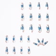 thumbnail image 2 of Fofosbeauty 24 Pcs Ongles Autocollants Coffin Manucure Vernis à Ongles, Biscuits, 2 of 8