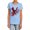 Light Blue, variant on Batman Broken City Women's T Shirt, Athletic Heather, Small