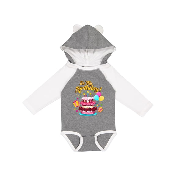 Inktastic It's My Birthday Boys or Girls Long Sleeve Baby Bodysuit