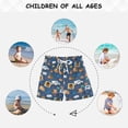 thumbnail image 6 of FORMRS Boys Swim Trunks Quick Dry Mesh Lining Beach Boardshorts, Sizes XS-XL, Cartoon Mail Truck Pattern, 6 of 7