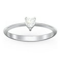 thumbnail image 2 of Heart Birthstone Ring - Cubic Zirconia / White Topaz (April), 2 of 6