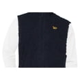 thumbnail image 3 of Reebok Mens Sherpa Reversible Vest Blue Size S, 3 of 3