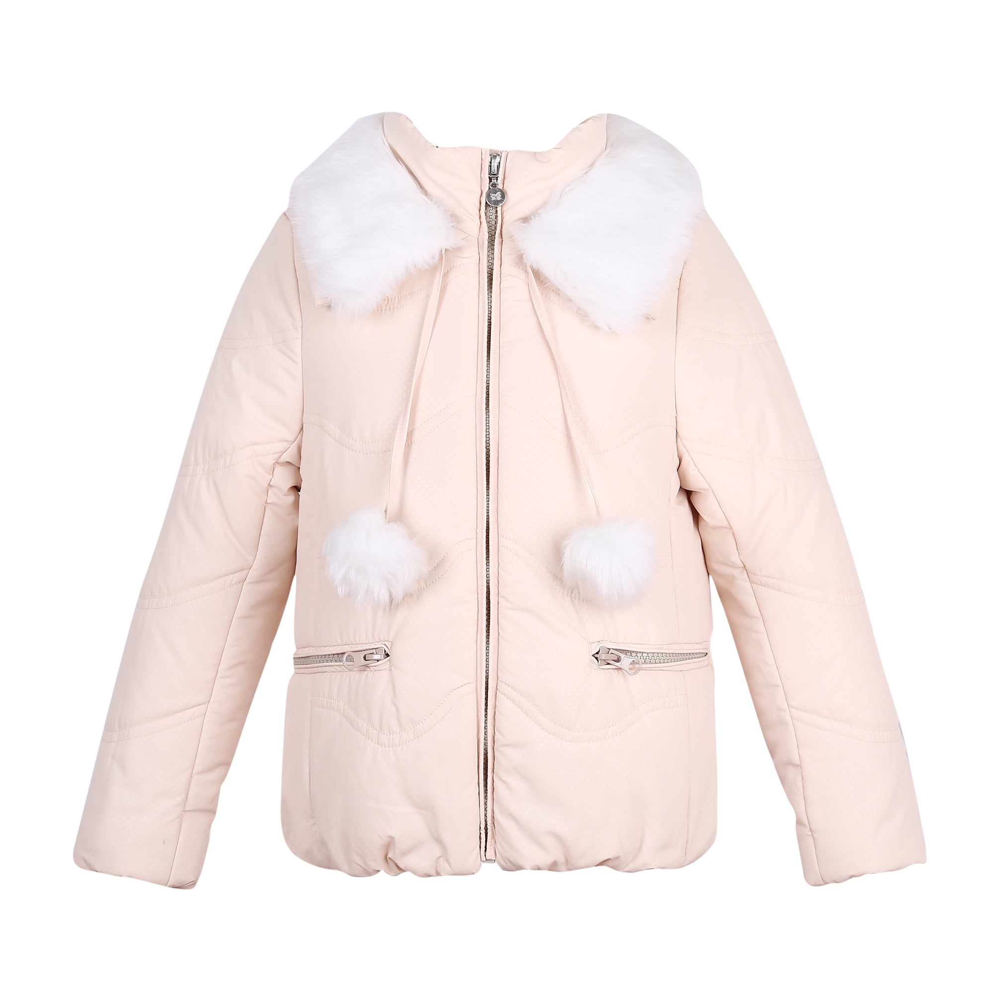 Richie House Girls' Winter Padding Jacket with Artifical Fur Collar ...