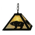 thumbnail image 3 of Meyda 150870 12 in. Square Lone Bear Pendant, Black & Ba, 3 of 5