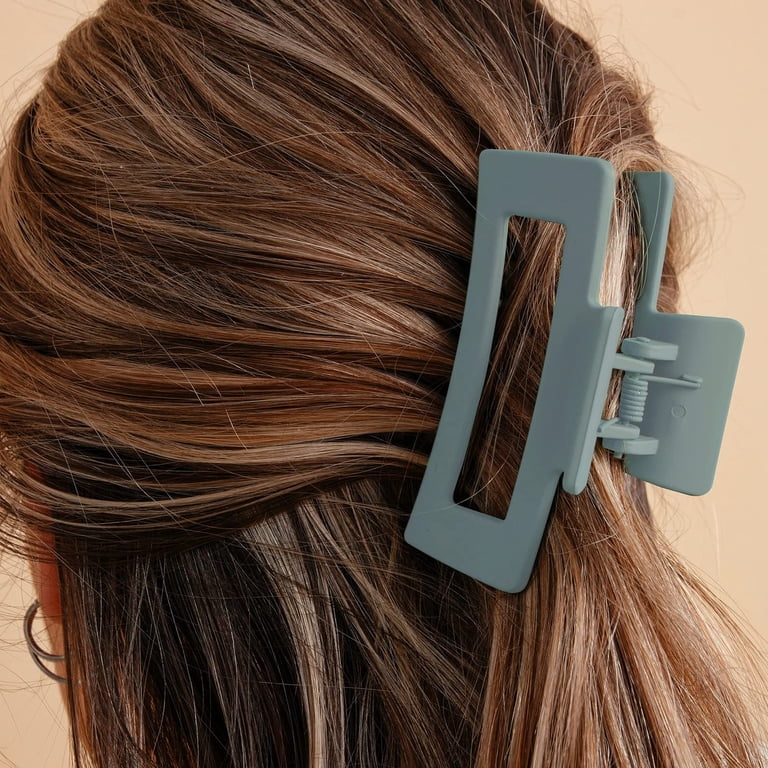 6 Pack Square Hair Claw Clips for Women Girls, 3.3 display picture 1