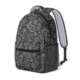 thumbnail image 2 of Paisley Pattern Backpack for School,Cute School Bag,Schoolbag with Adjustable Shoulder Straps & Padded Back,15.3"x11"x6.7", 2 of 6