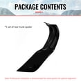 thumbnail image 6 of Ikon Motorsports Trunk Spoiler Fits 2009-2015 Infiniti G37 G25 Q40 Sedan, R Style Gloss Black ABS Plastic Add-on Rear Trunk Lid Spoiler Wing, 6 of 8