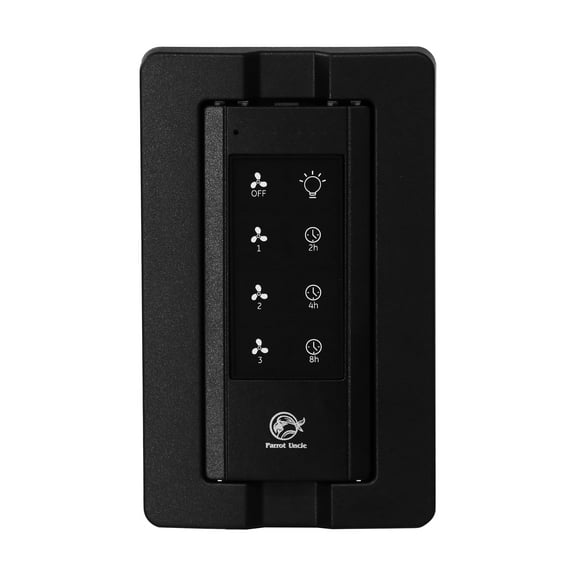 Parrot Uncle 3-Speed Remote Control and Receiver with Wall Holder, Half-stripped Wire
