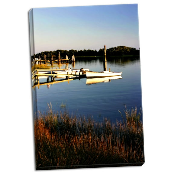 Gango Home Decor Beaufort Skiff by Alan Hausenflock (Ready to Hang); One 24x36in Hand-Stretched Canvas