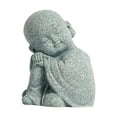 thumbnail image 4 of GUOOL Figure Buddha Statue Accessories Delicate Chinese Sculpture Dolls Cute Sculpture Meditation, 4 of 9