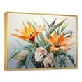 thumbnail image 2 of Designart "Dreamy Minimalist Birds Of Paradise II" Birds Of Paradise Floater Framed Canvas Art Print, 2 of 5