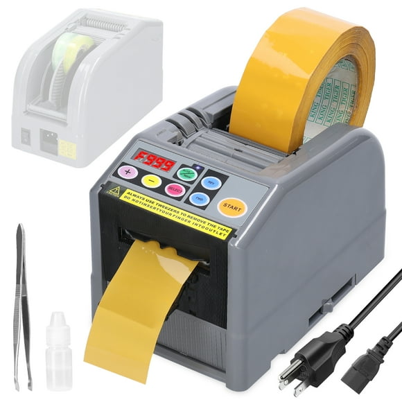 TFixol ZCUT-9 Tape Cutter with Dual Mode Functionality - Automatic/Manual Tape Cutting Machine for Protective Film, Double-Sided Tape, and More - 12-Segment Cycle Cutting, 5-999mm Length, 6-60mm