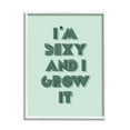 thumbnail image 4 of Stupell Industries I'm Sexy And I Grow It Gardening Plant Humor Framed Wall Art, 16 x 20, Design by Lil' Rue, 4 of 5