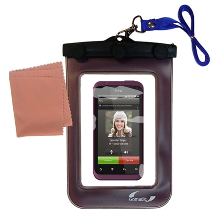 Gomadic Clean and Dry Waterproof Protective Case Suitablefor the HTC Rhyme to use Underwater