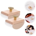 thumbnail image 4 of SHISUYAN 2Pcs Wood Rocker Blotter Quick-drying Ink Blotter Portable Rocker Blotter Office Rocker Blotter WD165 Ancient Gold Log, 4 of 9