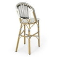 thumbnail image 7 of Noble House Gallia Outdoor Bar Stool - White/Black, 4 Pack, 7 of 7
