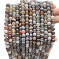 thumbnail image 4 of Cuentas sueltas de ágata del Golfo Pérsico natural, cuentas redondas de ágata de rayas grises, accesorios de joyería, cuentas, 4 of 4
