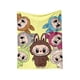 thumbnail image 1 of Pop Mart Labubu Labubu Pop Mart Blanket Winter Living Room Sofa Cover Blanket Fashion Cartoon Digital Print Flannel Blanket D, 1 of 2