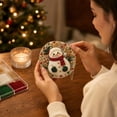 thumbnail image 4 of Christmas Pearl Diamond Art Suncatcher, Christmas Pearl Art Kit for Adults, 7.87in DIY Diamond Suncatcher Art Kit, Christmas Holiday Hanging Ornament, 4 of 7