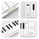 thumbnail image 4 of Teclado electrónico 88 K-eys Piano plegable Piano digital Teclado electrónico portátil Piano para piano Instrumento musical para estudiantes Tomshoo Teclado electrónico, 4 of 6