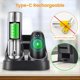 thumbnail image 4 of Electric Salt and Pepper Grinder Set with Charging Base and LED Light, 4 of 5