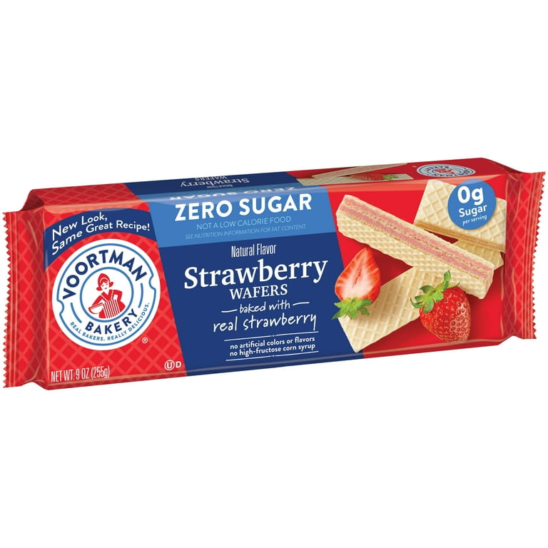 Strawberry on sale wafer cookies