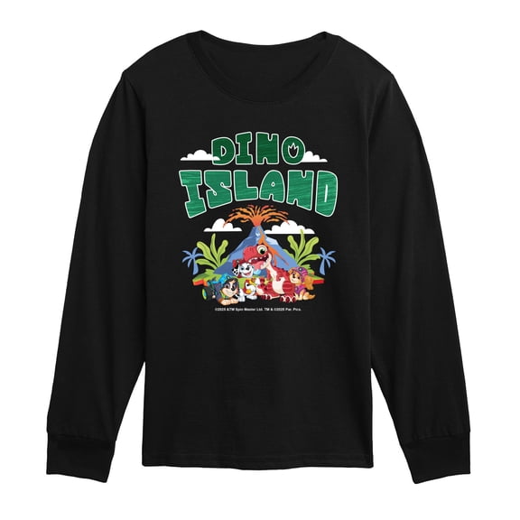 Paw Patrol - Dino Island Toddler Boys' Toddler Long Sleeve Graphic T-Shirt