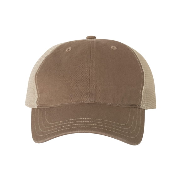 Richardson - Garment-Washed Trucker Cap - 111 - Driftwood/ Khaki - Size: Adjustable