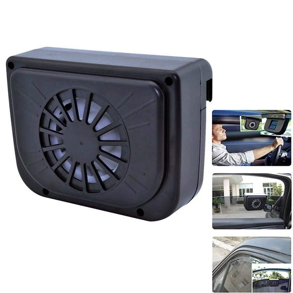 2Pack Solar Powered Car Ventilator Window Solar Ventilator Car Exhaust Fan Car Radiator, Window Windshield Auto Air Vent Cooling Fan System Cooler