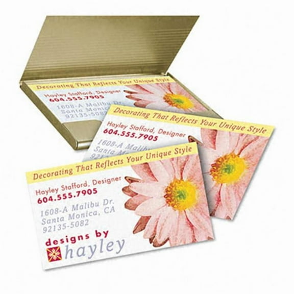 Avery  Inkjet Matte Business Cards 2 x 3-1/2 White 8 per Sheet 160 Cards per Pack