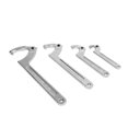 thumbnail image 4 of Adjustable Pin Wrench Tool, Versatile Clear Scale Spanner Hook Wrench Set Universal 4PCS  Finish  for Collars, 4 of 8