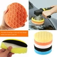 thumbnail image 3 of 5 PCS 7 Inch Polishing Pads, 7" Backing Plate Compound Buffing Sponge Pads Kit, Auto Cutting Foam Polisher Pad for Car Buffer Polisher Compounding Polishing and Waxing,7”, 3 of 6