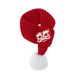thumbnail image 1 of Bufanda para perro, bufanda para mascota, bufanda de invierno tejida con bola de pompón, accesorios cálidos para disfraces de mascotas S, 1 of 9